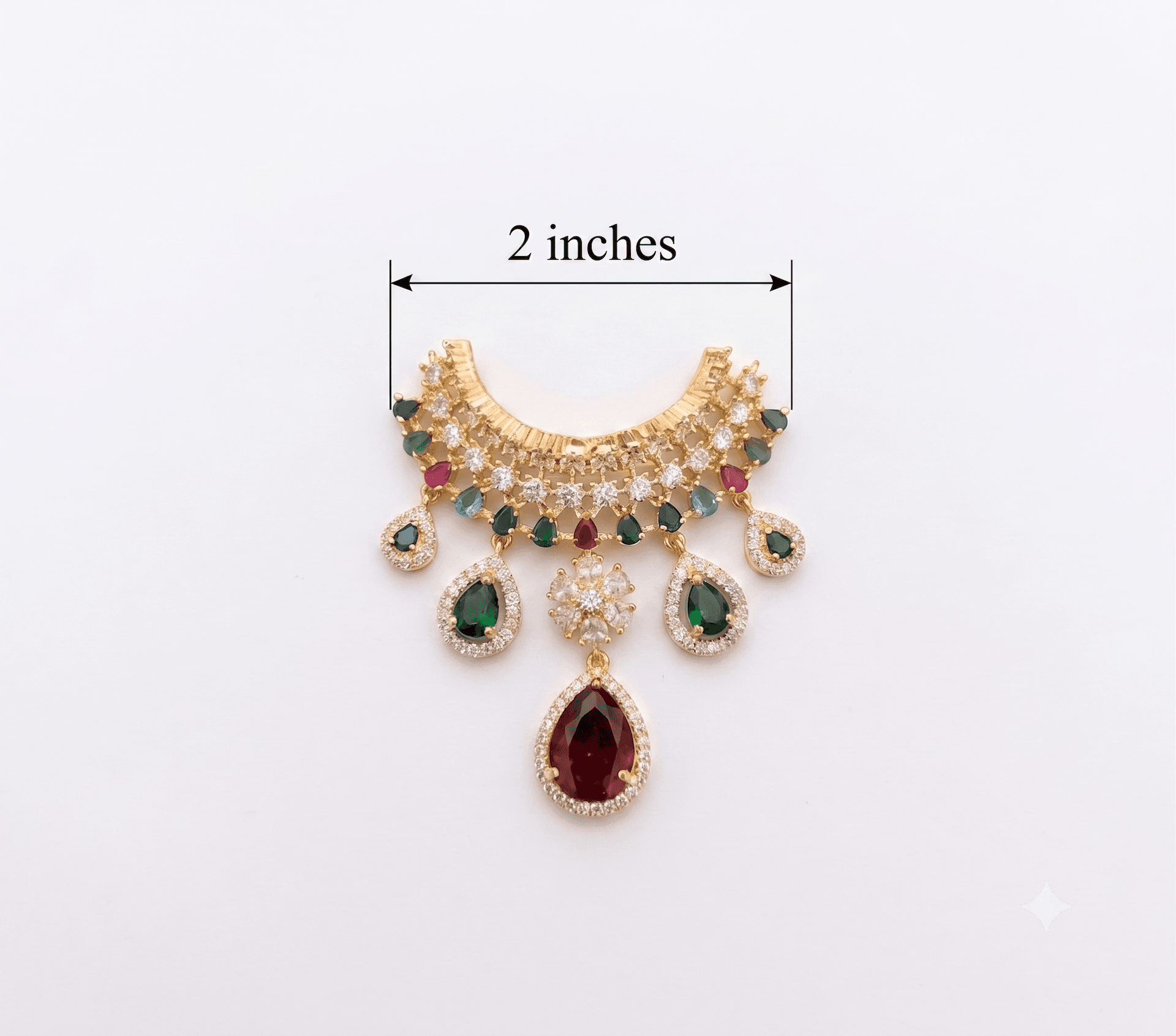 Navratna American Diamond Choker Haar — image 2